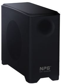 Subwoofer NPG BS-SW1040C-B Coaxial 40W, complemento perfecto para su Home Cinema