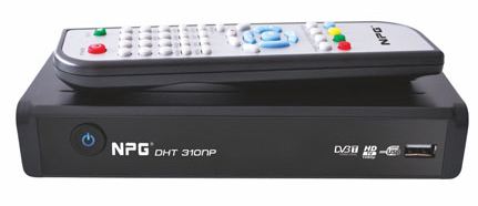 Receptor TDT HD NPG DHT 310 NP TV-DHT310NP - DVB-T (TDT), TV, HD, TimeShift, Radio, EPG, PiG, Mando, HDMI, Scart, USB 2.0 ¡¡ 1080p !!