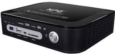 Reproductor de medios multimedia TDT NPG Real Media Player MP800 MTH TV-VMBMP800 DVB-T (TDT), HDTV, Negro, Sin disco duro, TimeShift, EPG, HDMI, USB, Radio, Mando, Foto, Vídeo y Música ¡¡ 1080p !!