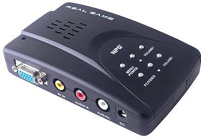 Convertidor NPG Real Game Box TV-CONV50 HDTV, Videoconsolas, Negro, VGA ¡¡ 1080i !!