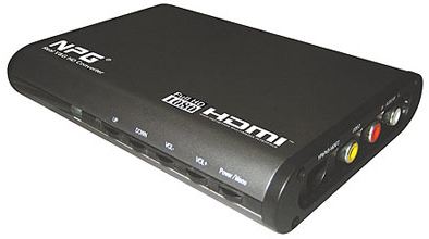 Convertidor NPG Real V&G HD Converter HDMI TV-VGHDCONV Full HD 1080p, Videoconsolas, Negro, HDMI, VGA ¡¡ 1080p !!