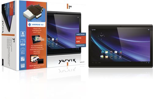 Tablet Sweex Yarvik GoTab Ion 7" IPS HD MultiTáctil Capacitivo con Android™ 4.0.3, Cortex A8 1.2 Mhz, 8 GB Flash, 1 GB RAM, slot microSD 32GB, Cámara 0.3 Mpx, HDMI, WiFi, Host USB 2.0,Batería 3400 mAh
