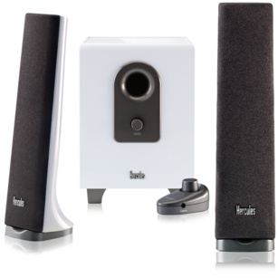 Altavoces Hercules XPS 2.1 40 Slim White - 2.1 - 32 W RMS - Salida de auriculares
