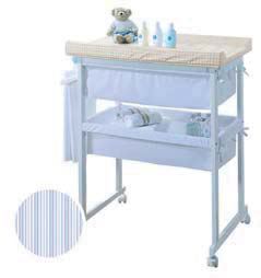 Bañera Basic by Micuna B-1158 PLUS Blanco tapizado Vichy rosa