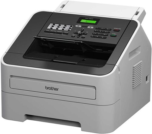 Fax Brother FAX2840 - Láser monocromo, ADF, ECM, Discriminador telefónico, 20cpm negro, 33.6kpbs