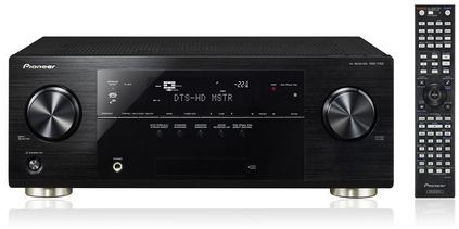 Receptor AV Pioneer VSX-1122-K de 7.2 HDMI 3D ARC, Compatible con AIRPLAY y DLNA y escalador de vídeo a 1080p