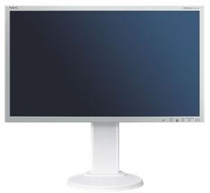 Monitor NEC MultiSync EA232WMi - Monitor LED - 23" - 1920 x 1080 - IPS - 250 cd/m2 - 1000:1 - 25000:1 (dinámico) - 14 ms - DVI-D, VGA, DisplayPort - altavoces - blanco, plata