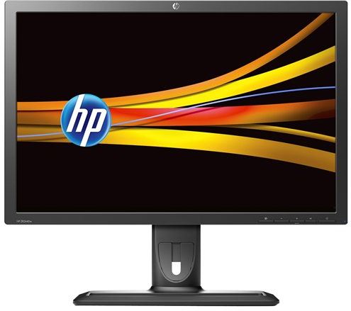 Monitor HP ZR2440W - Monitor LED - 24.1" - 1920 x 1200 - IPS - 350 cd/m2 - 1000:1 - 2000000:1 (dinámico) - 6 ms - HDMI, DVI-D, DisplayPort - negro con tono aluminio pulido