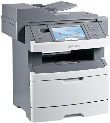 Impresora Lexmark X464de - Pantalla LCD 7" Tàctil, Dúplex Multifunción Láser monocromo 4 en 1 con Fax, ADF, 38ppm negro ¡¡ CON RED INTEGRADA !!