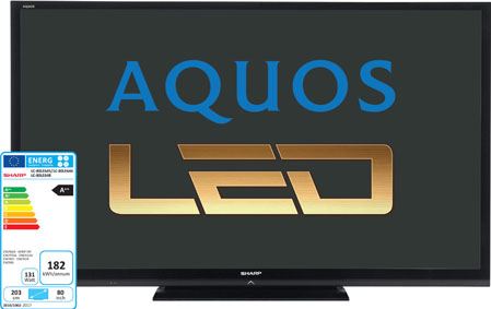 SHARP LC80LE645E - Televisor LED FHD 80" 100 Hz · Sintonizador HD (DVB-T / DVB-C / DVB-S) · AQUOS NET+ · DLNA · WIFI READY · HbbTV · USB · TIMESHIFT