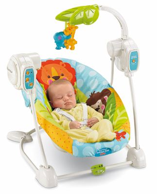 T2066 Columpio-Hamaca 2 en 1 Planeta Feliz, FISHER-PRICE