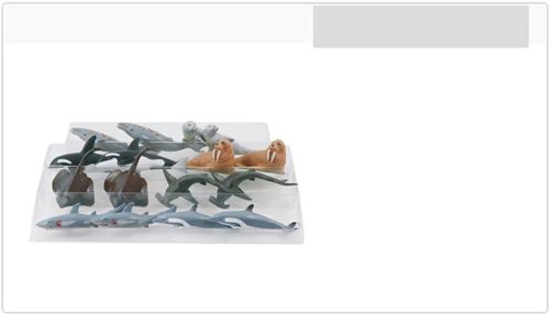 Colección de 16 animales marinos MINILAND