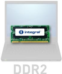 Módulo de memoria ValueRAM integral™ para ordenador portátil - Notebook - 1 GB - 200 pines - DDR2 - SoDIMM - 533MHz / PC2-4200 - Non ECC