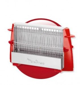 TOSTADOR MOULINEX MULTIPAN A-15452 · Especialmente diseñado para tostar todo tipo de pan por un solo lado · Color rojo inox