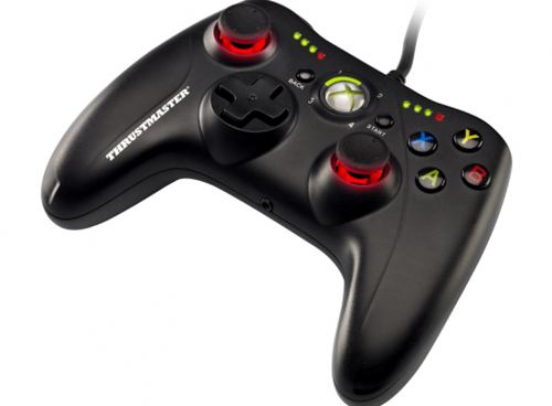 Gamepad Thrustmaster GPX LightBack Black Edition - ¡Gamepad oficial de Xbox 360® con Light Feedback integrado, indicadores de velocidad y Vibration Feedback!
