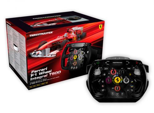 Volante Thrustmaster Ferrari F1 Wheel Integral T500 - Incluye el volante de carreras de Ferrari F1 y los pedales y la base de volante T500 RS!