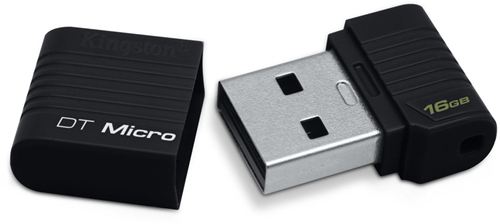 Memoria USB Kingston DataTraveler Micro, 16 GB, USB 2.0 Hi-Speed, Windows, Mac, Linux. Ultra compacta