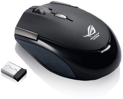 Ratón Asus GX810 - Tecnología láser inalámbrico - 3200dpi - Negro - Precisión láser!