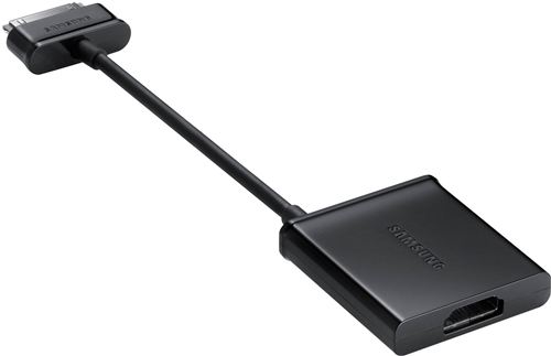 Samsung EPL-3PHPBEGSTD · Cable de audio / vídeo · conector para base de 30 espigas (M) · HDMI de 19 espigas (H) · para Samsung Galaxy Tab 10.1, Galaxy Tab 7.0, Galaxy Tab 7.7, Galaxy Tab 8.9