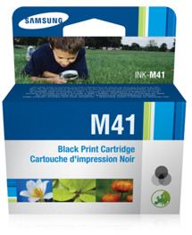 Samsung INK-M41P/ELS · Samsung INK M41P · Cartucho de impresión · 1 x negro · 750 páginas · blíster · para SF 370, 375TP