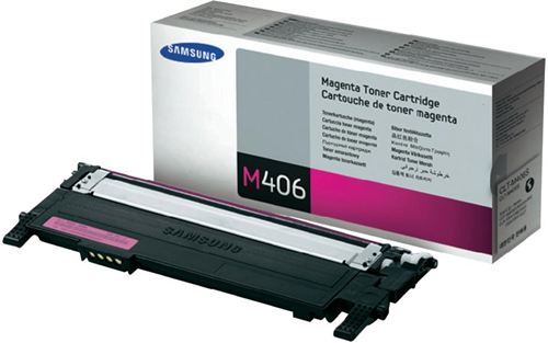 Samsung CLT-M406S/ELS · Samsung CLT-M406S · Cartucho de tóner · 1 x magenta · 1000 páginas · para CLP-360, 365, 365W, 368, CLX 3300, 3305, 3305FN, 3305FW, 3305W