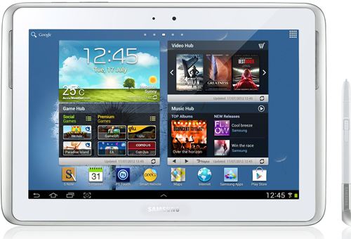 Samsung GT-P5110ZWAPHE · Samsung Galaxy Tab 2 (10.1) WiFi · Tableta · Android 4.0 · 16 GB · 10.1" (PLS) (1280 x 800) · cám. posterior + frontal · Host USB · Ranura microSD · Wi-Fi, Bluetooth · blanco