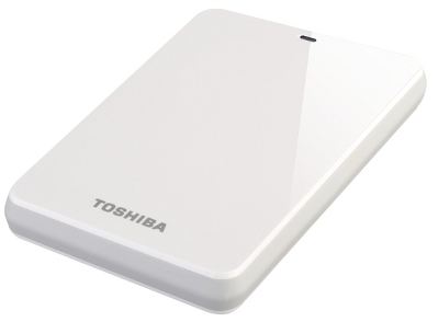 Disco Duro Externo Toshiba STOR.E CANVIO 2.5" - 1 TB - Blanco - USB 3.0
