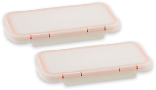 Pack de 6 unidades del recambio con 2 tapas para contenedor porta alimentos "NOMAD Collection" Valira 6086/9 (6 tapas 0,75 litros y 6 tapas 0,50 litros)