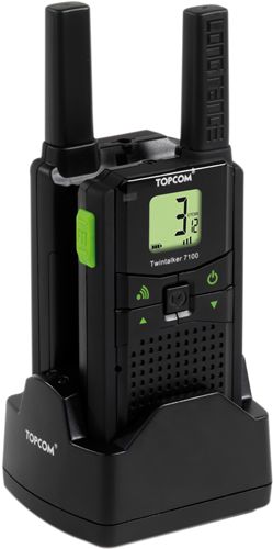 Walkie-talkie - Twintalker 7100 Sport Pack Alcance hasta 10 Km - 8 Canales, 121 Subcanales
