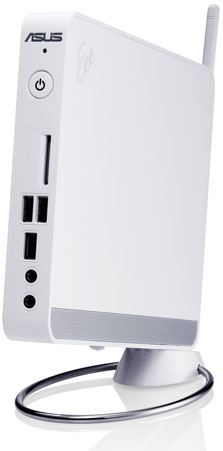 Asus Eee Box EB1007P - Mini PC de sobremesa - 1 x Atom D425 / 1.8 GHz - RAM 1 GB - HDD 1 x 320 GB - GMA 3150 - Gigabit LAN - WLAN : 802.11b/g/n - Windows 7 Home Premium - Monitor : ninguno - Blanco