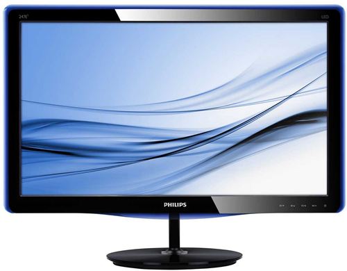 Philips E-line 247E3LSU2 - Monitor LED - 23.6" - 1920 x 1080 FullHD - 250 cd/m2 - 1000:1 - 10000000:1 (dinámico) - 5 ms - DVI, VGA - Inclinación de la pantalla ajustable - negro