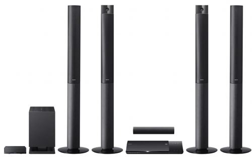 Reproductor Sony BDVN990W de Blu-ray Disc™ Full HD 3D, sonido Surround 3D, 1000 W, 4 altavoces Magnetic Fluid alargados y Wi-Fi®
