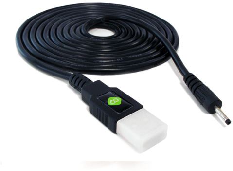 Cable avrha DC jack 2.5mm a USB macho · Ref: 11BQCAB04
