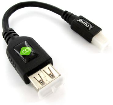 Cable OTG micro USB 5 PIN 6cm avrha · La solución perfecta para conectar un ratón, un teclado o un pendrive a tu tablet bq · Ref: 61BQCAB06