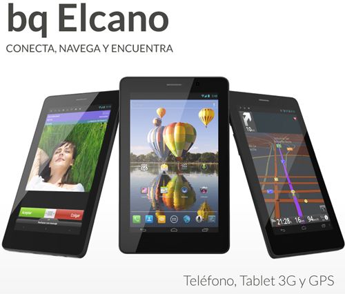 Tablet bq Elcano 7" - Tablet Smartphone 3G GPS - Android 4.0