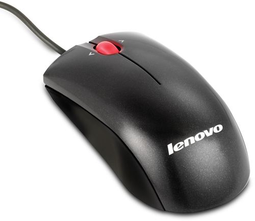 Ratón Lenovo ThinkPlus USB Optical Wheel Mouse - óptico - 3 botones - cableado - USB - negro furtivo - para ThinkPad T430; T530; ThinkPad Tablet 2; ThinkPad X1 Carbon; X13X; X230; ThinkStation E31