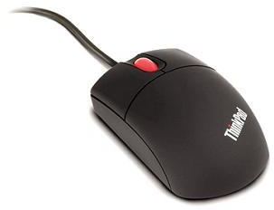 Ratón Lenovo ThinkPad USB Laser Mouse - Ratón - laser - 3 botones - cableado - USB - negro furtivo - para ThinkCentre Edge 71; ThinkCentre M71; ThinkPad Edge E12X; E32X; E42X; E52X; ThinkPad X130
