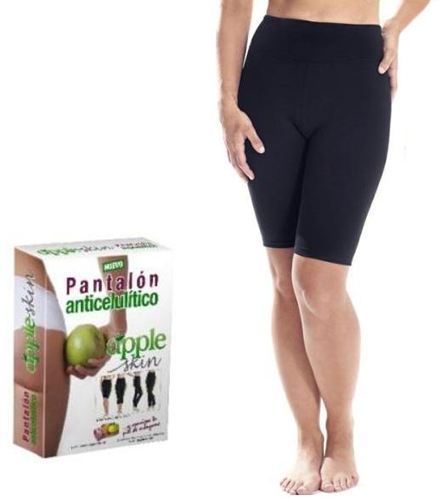 Pantalón anticelulítico adelgazante APPLESKIN · CORTO POR ENCIMA DE LA RODILLA · Negro · Talla P
