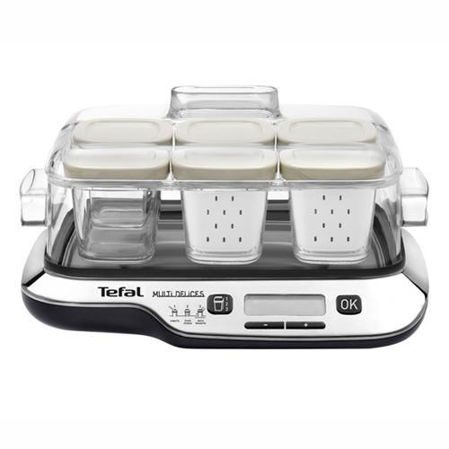 Yogurtera Tefal Multidelices YG6548 · Robot de postres con 3 funciones: yogur, queso fresco y postre