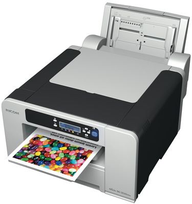 Impresora color GelSprinter Ricoh Aficio SG 2100N - 3600x1200 dpi - 29 ppm en mono / 29 ppm en color - 250 hojas de entrada - Fast Ethernet - USB