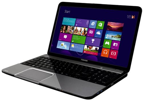 Toshiba Satellite L850-1RZ - Core i7 3630QM / 2.4 GHz - Windows 8 64-bit - 4 GB RAM - 500 GB HDD - DVD SuperMulti - 15.6" TruBrite panorámico 1366 x 768 / HD - AMD Radeon HD 7670M - Gris