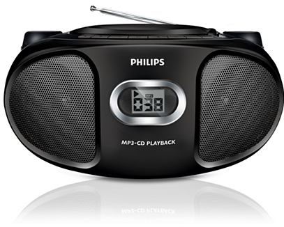 Radio CD Philips AZ305 MP3-CD disfruta de tu música vayas donde vayas - Radio FM