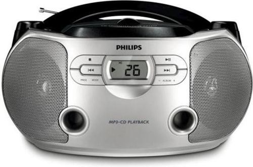 Radio CD Philips AZ1046 MP3-CD / CD / CD-R/RW Reproduce tu música vayas donde vayas fácil de usar - Radio FM / OM / MW