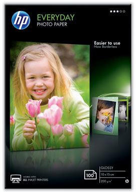 HP CR757A - HP Everyday Photo Paper · Papel de fotografía satinado · 8 mm · 100 x 150 mm · 200 g/m2 · 100 hoja(s)