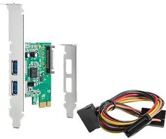 HP QT587AA - HP · Adaptador USB · PCIe perfil bajo · SuperSpeed USB 3.0 · 4 puertos · para HP 60XX, 6200, 8000, 8100, 8200, Elite 8000, Elite 8100, Workstation z210, z210 90