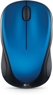 Logitech 910-002420 - Logitech Wireless Mouse M235 · Ratón · óptico · inalámbrico · 2.4 GHz · receptor inalámbrico USB · azul acero