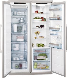 SIDE BY SIDE AEG S-95200-XZM0 No-Frost Perfekt Fit, 1855x1090x575, Display Advanced LCD con Touch Control, Coolmatic, Luces LED, INOX Antihuellas, A+