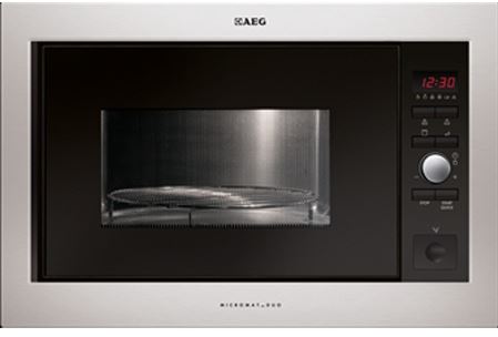 Microondas AEG MCD2665EM 26L.,Display LCD Gráfico, Marco Integr. Micro 900W., Grill: 1000W. Inox Antihuellas