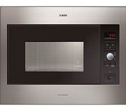 Microondas AEG MC2664EM 26L.,Display LCD Gráfico, Marco Integr. de 45cm Micro 900W, Inox Antihuellas