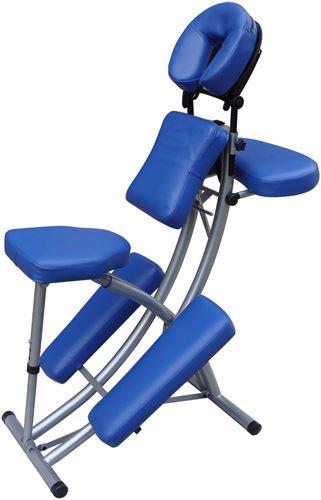Silla de masaje Thermactol de aluminio - 8 Kg - Azul